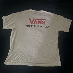 Vans white shirt